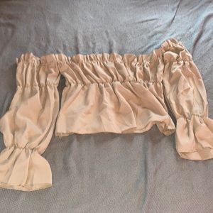 off the shoulder top.